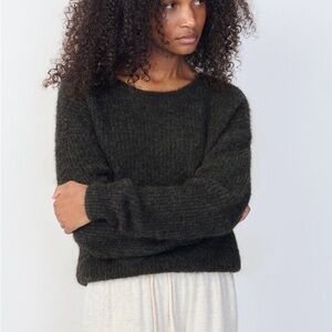 American Vintage East Jumper in Melange Charcoal